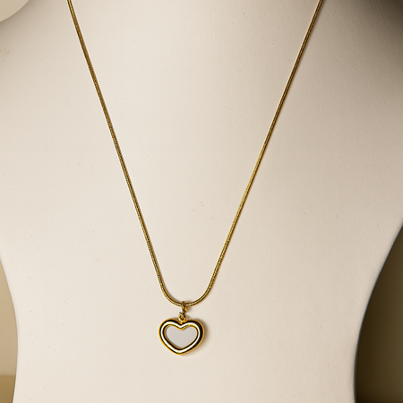 Eternal Love Heart Necklace (Anti-Tarnish)