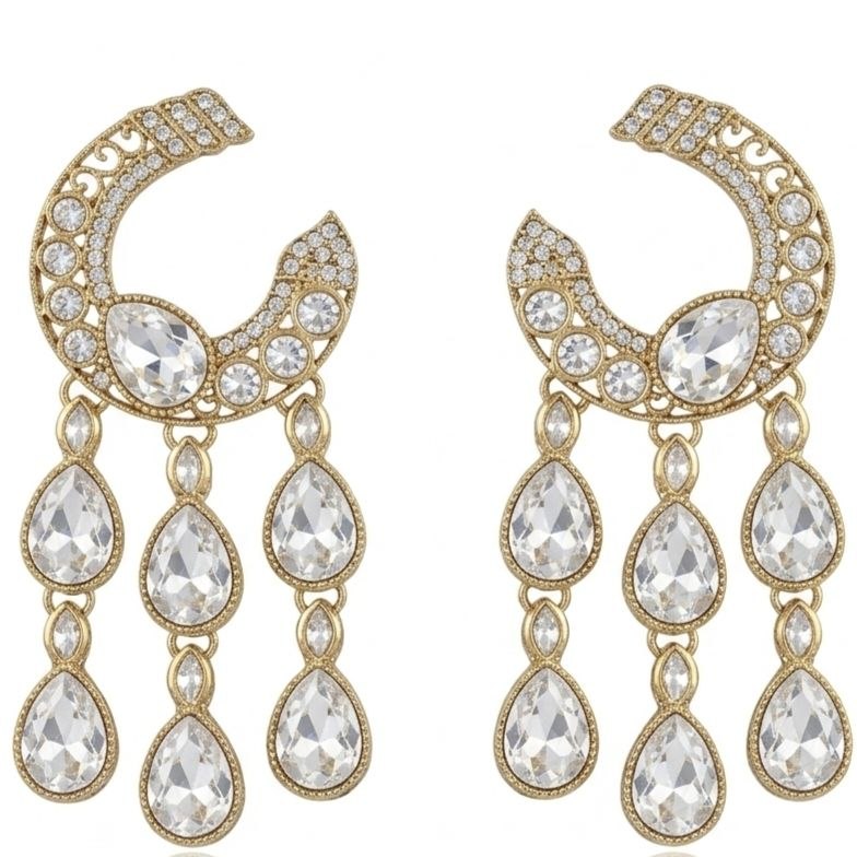 Revaaj Studded Statement Earrings