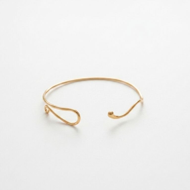 Revaaj Aura Gold-Tone Open Cuff Choker & Bracelet