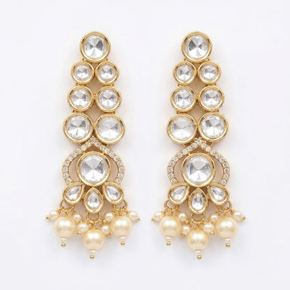 Revaaj Noor Kundan Pearl Drop Earrings