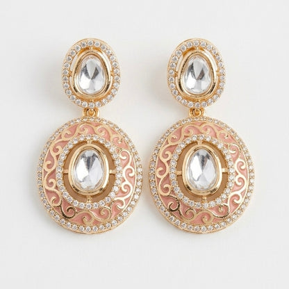 Revaaj Kundan Statement Earrings