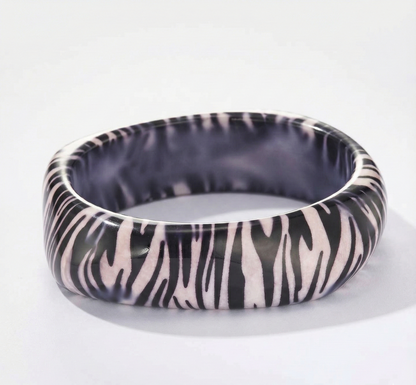 Monochrome Safari Statement Bracelet