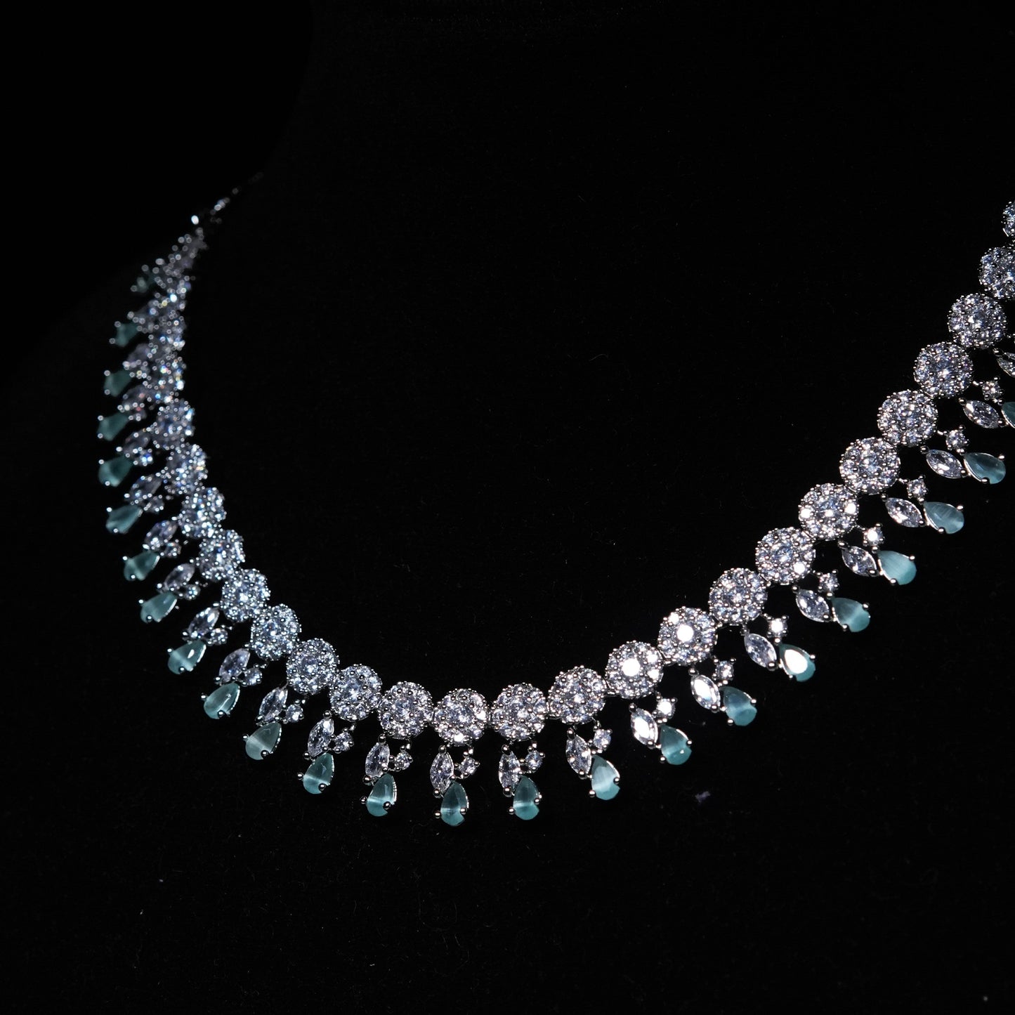 Elegant Emerald Drop Necklace Set – Revaaj Fine Jewelry
