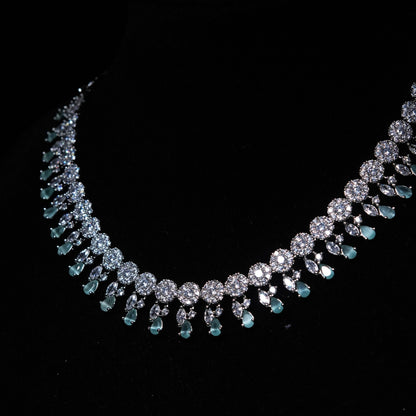 Elegant Emerald Drop Necklace Set – Revaaj Fine Jewelry