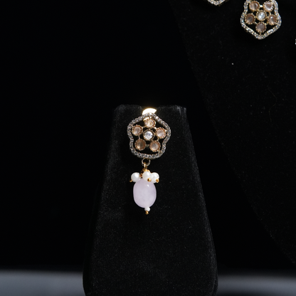 Vintage Charm Kundan & Pearl Necklace Set