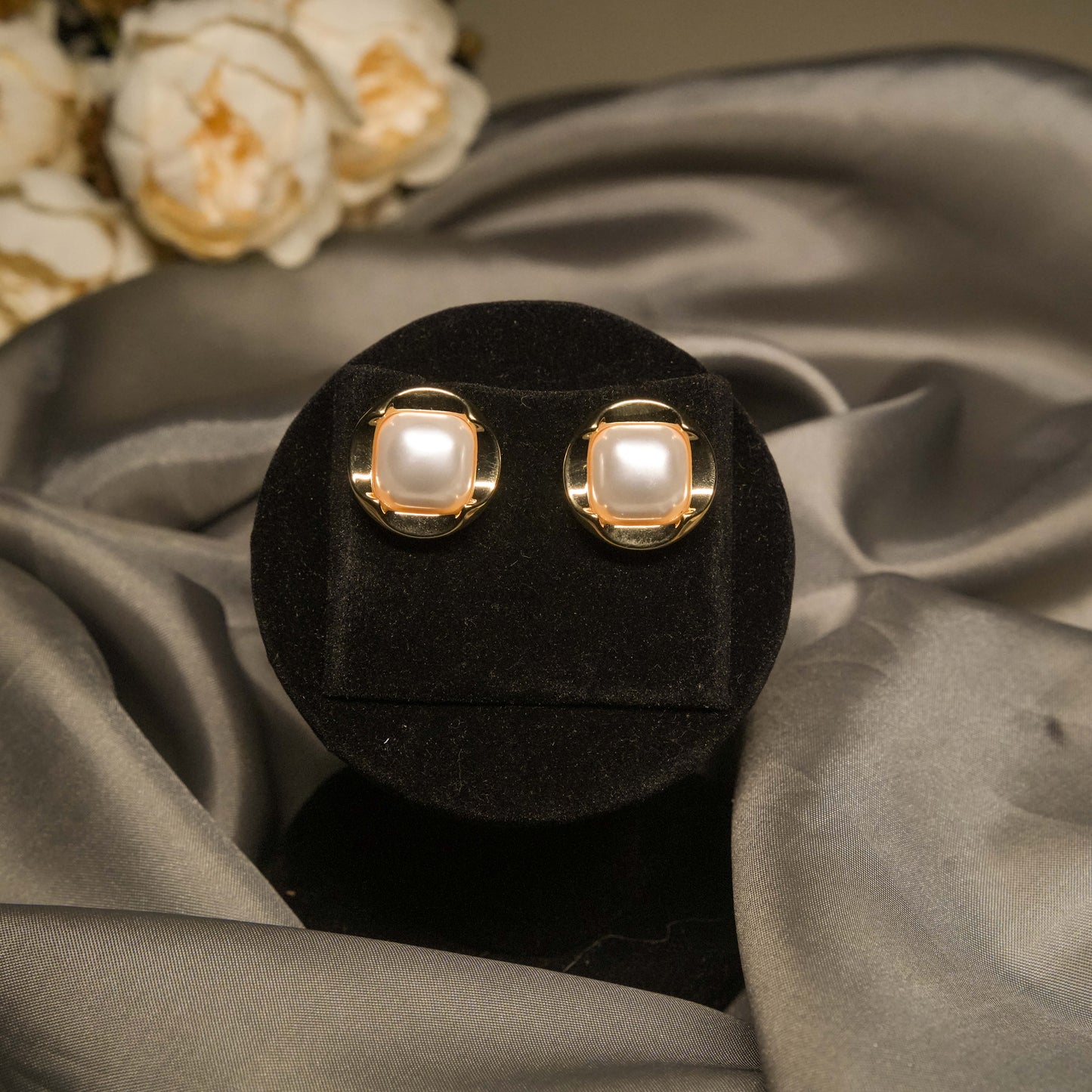 Ivory Glow Studs